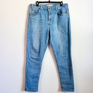Levi's 721 Vintage High Rise Skinny Orange Tab Jeans Blue 32